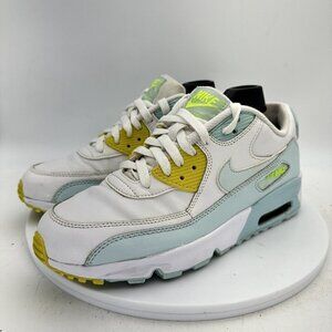 Nike Air Max 90 LTR White Youth Athletic Sneaker Shoes 833376-100 Size 7Y